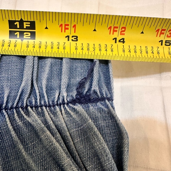 Sneak peek wide leg denim pants size small - Picture 7 of 8